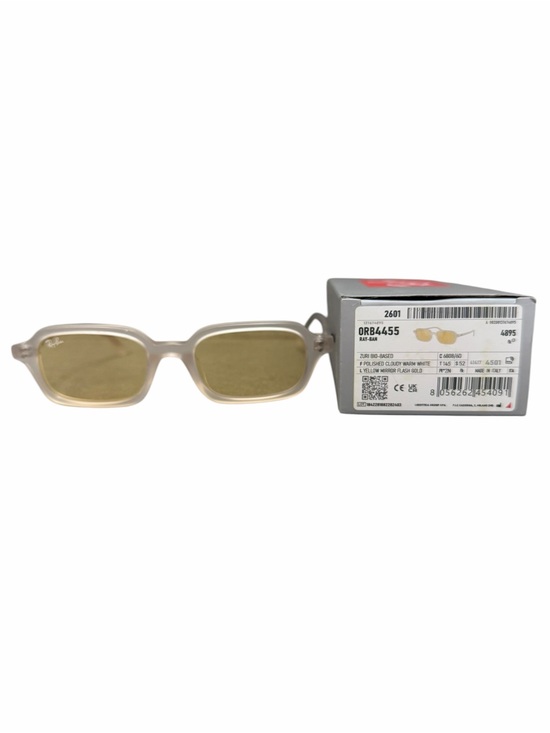 NIB Authentic Ray-Ban Zuri Bio Based Transparent Frame Sunglasses Yellow Lenses main image 6